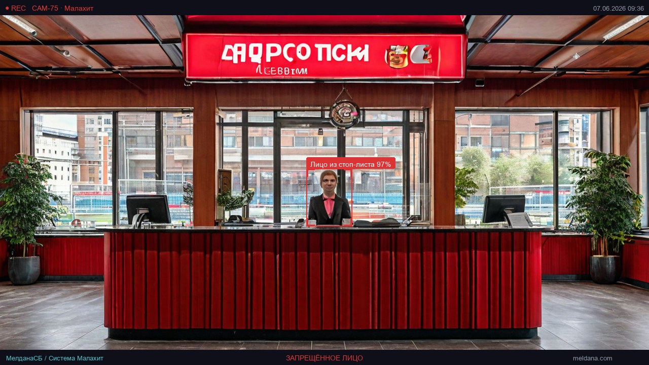 Детекция запрещённых лиц на стадионе в Ханты-Мансийск — от 4 200 ₽/стадион/мес