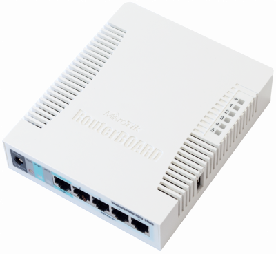 Точка доступа MikroTik RB751G-2HnD вид сверху