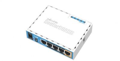 Точка доступа MikroTik hAP вид сзади