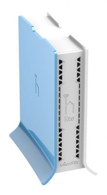Точка доступа MikroTik hAP lite TC вид сзади