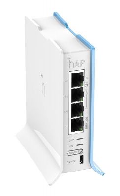 Точка доступа MikroTik hAP lite TC вид спереди