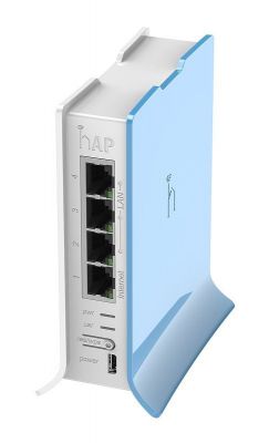 Точка доступа MikroTik hAP lite TC вид спереди