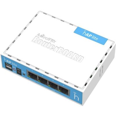 Точка доступа MikroTik hAP lite вид сверху